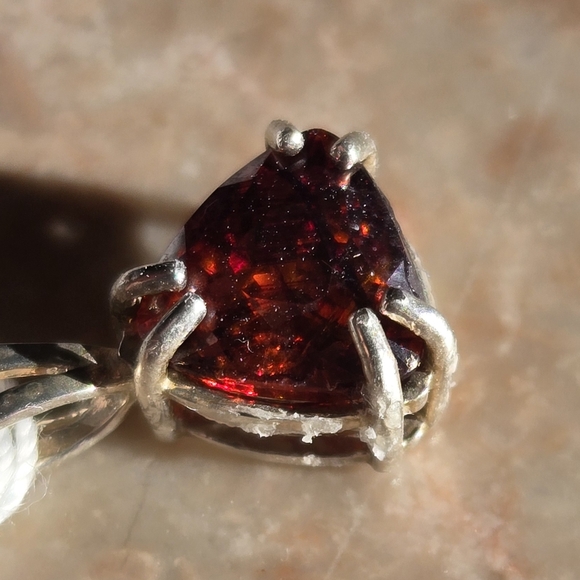 Sphalerite trillion pendant
